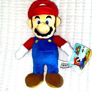 9” Mario Plush from Super Mario - NEW